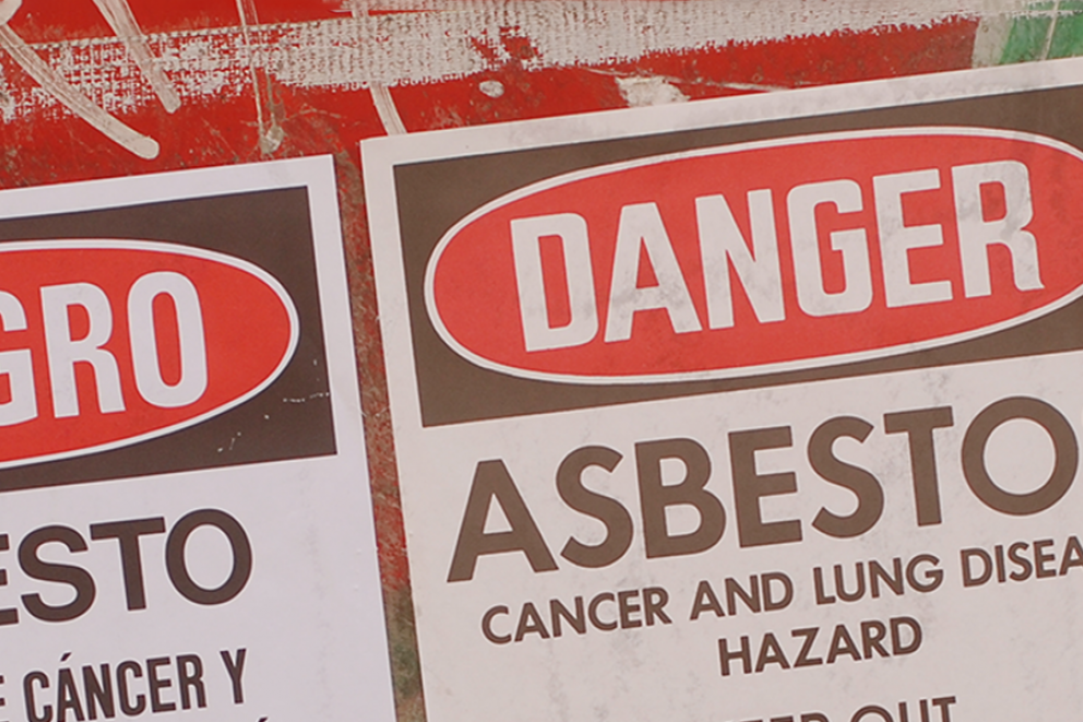 Asbestos Warning Sign